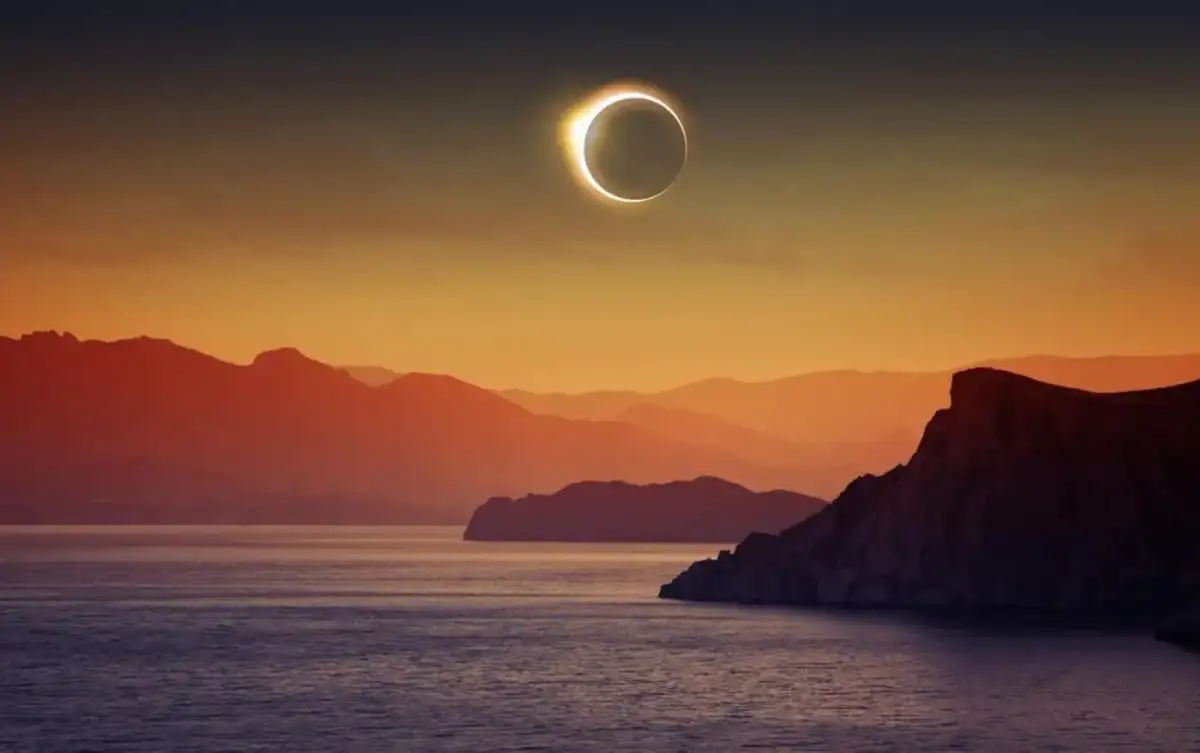 Eclipse Solar Anular en la Caldera de Gualjaina - Chubut